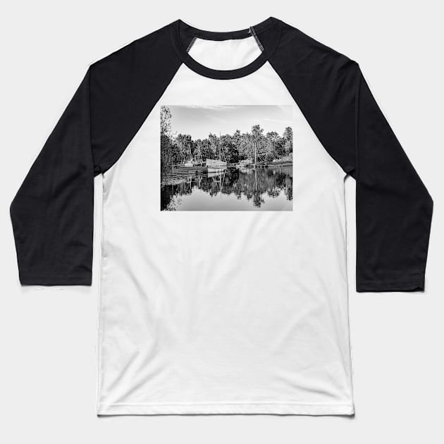 Barton Turf on the River Ant, Norfolk Broads Baseball T-Shirt by yackers1